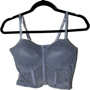 Baby Blue Corset Top